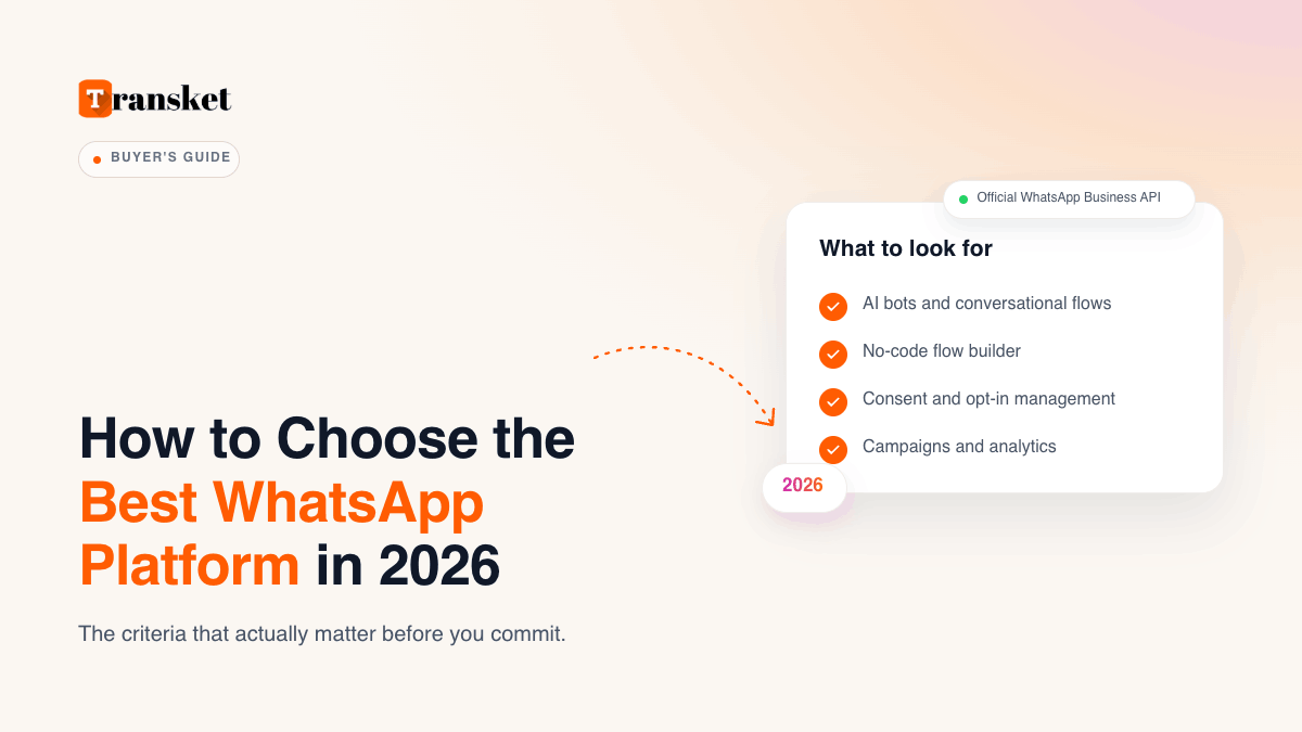 Best WhatsApp Business API Platform: How to Choose in 2026